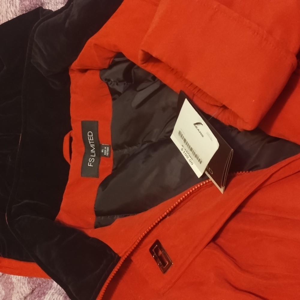 Soft  vintage red coat new with tags